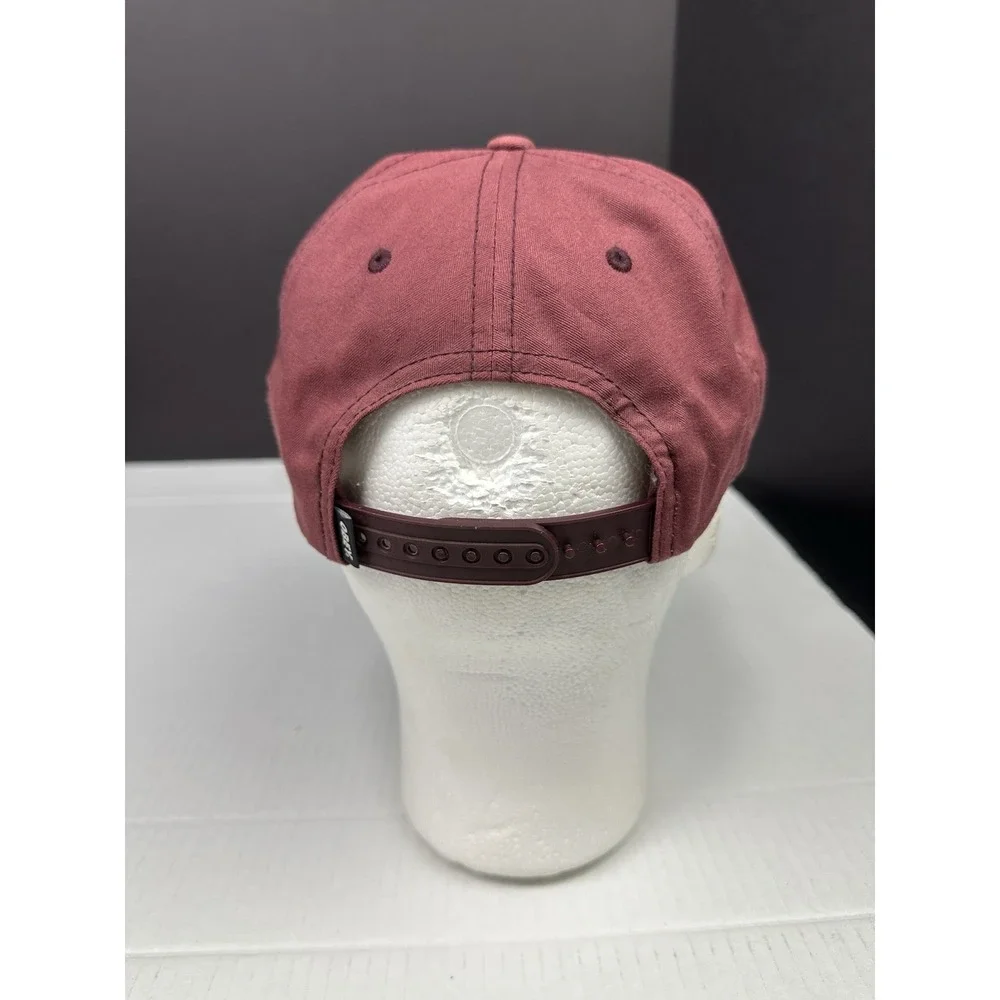 Obey Burgundy O.B.E.Y. Embroidered Logo Cap